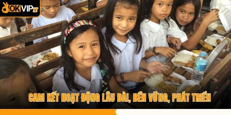 Cam kết hoạt động lâu dài, bền vững, phát triển